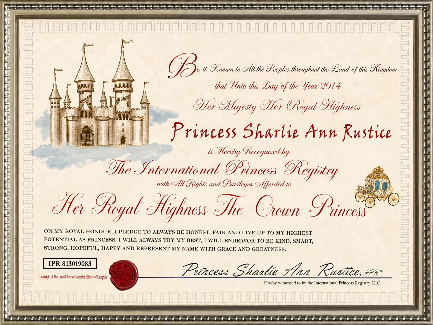 Professional massage certificate
