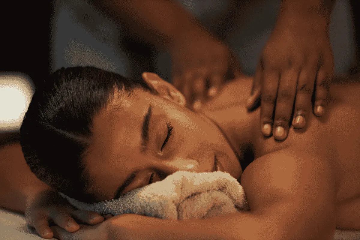 Calm and peaceful wellness moment